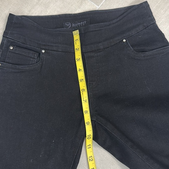 Bluberry Denim black jeans pull on - Picture 6 of 8
